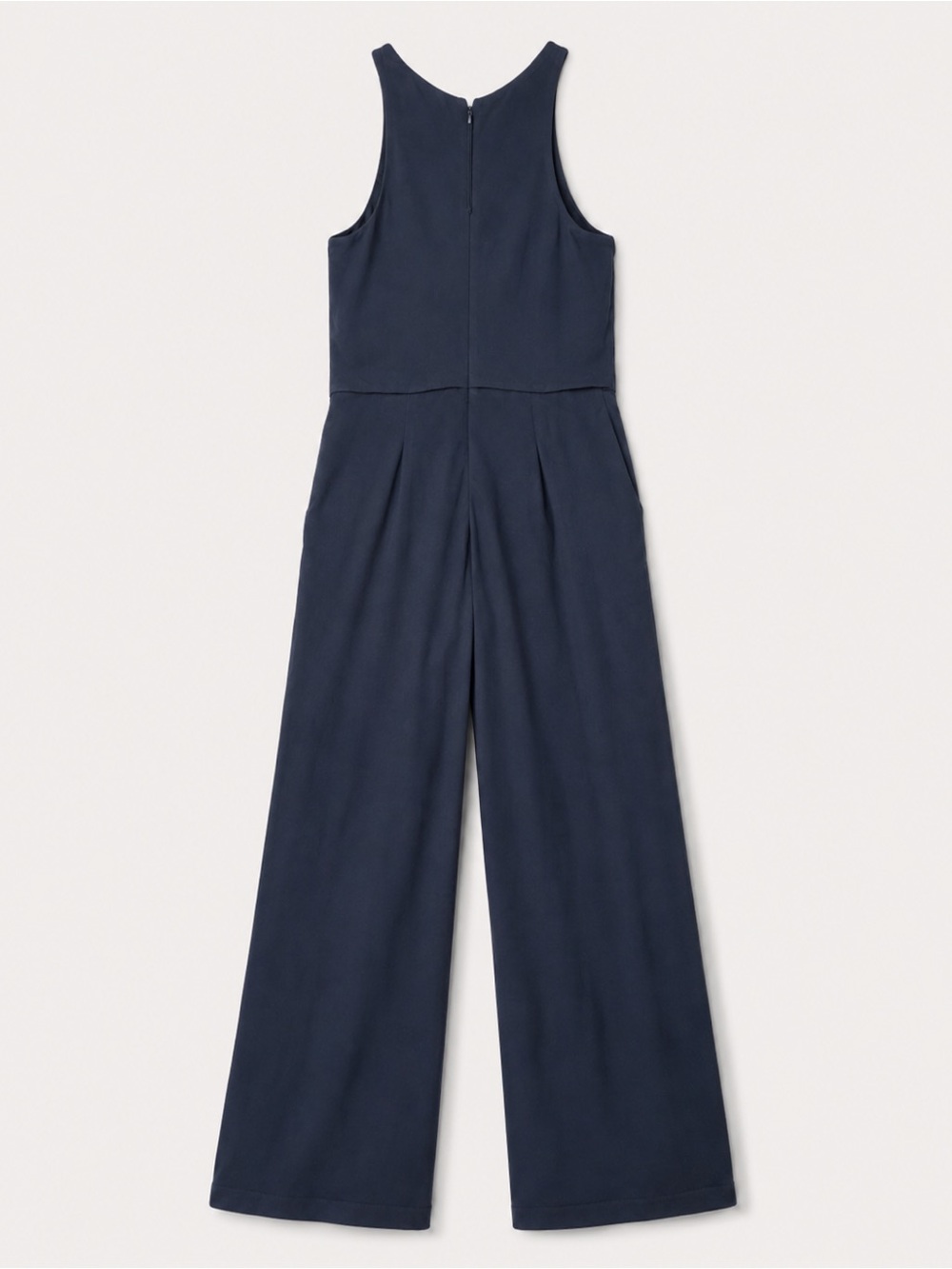 Wide Leg Jumpsuit Navy Size 6 Kit and Ace Autumn Wedding Guest Outfit - Picture 4 of 7